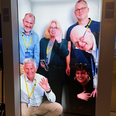 Delegates demonstrating a "virtual box"