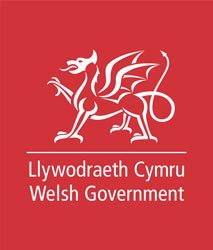 Welsh Government logo.
