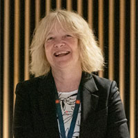 Professor Caroline Bowsher's headshot