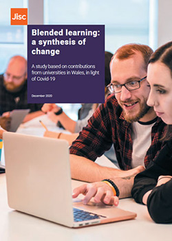 Blended learning in wales report cover