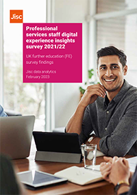 Digital experience insights professional services staff survey report cover