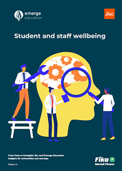 Student and staff wellbeing report front cover