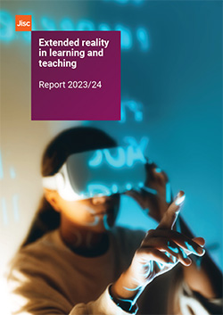 Extended reality in learning and teaching report 2023-24 cover