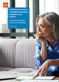 Professional services staff digital experience insights survey report cover