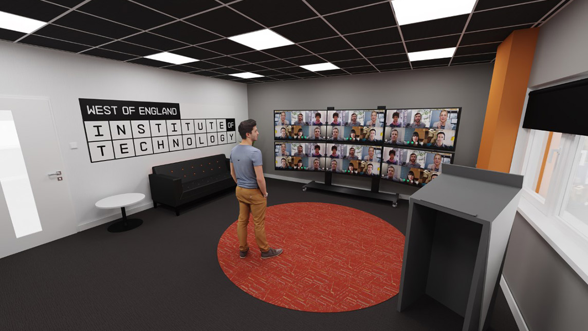 A screen capture of Weston College's Virtual classroom